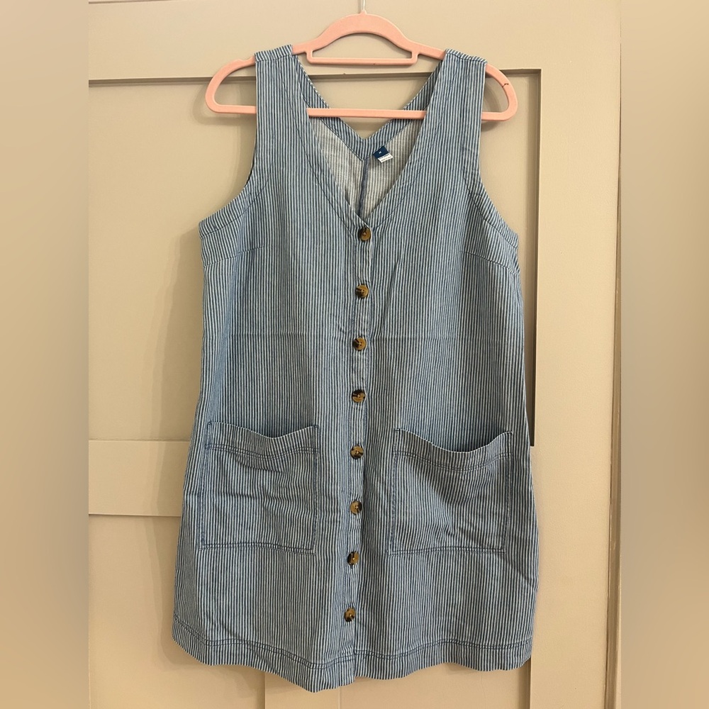 NWT Old Navy Denim Dress Sz M